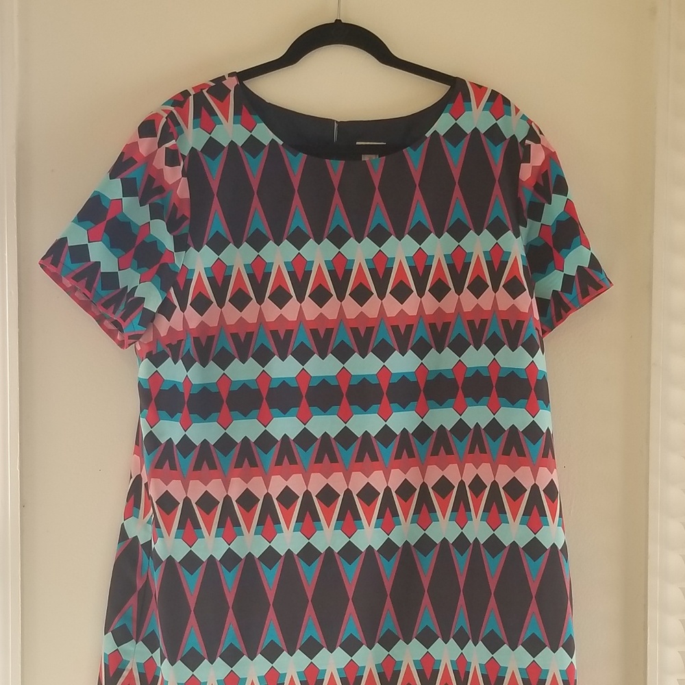 EUC J. Crew Gemstone Print Shift